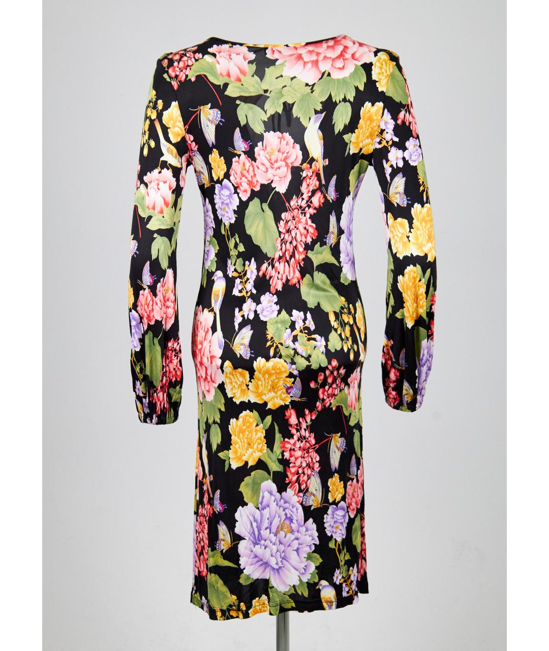 GIAMBATTISTA VALLI Розовое шелковое коктейльное платье, фото 4