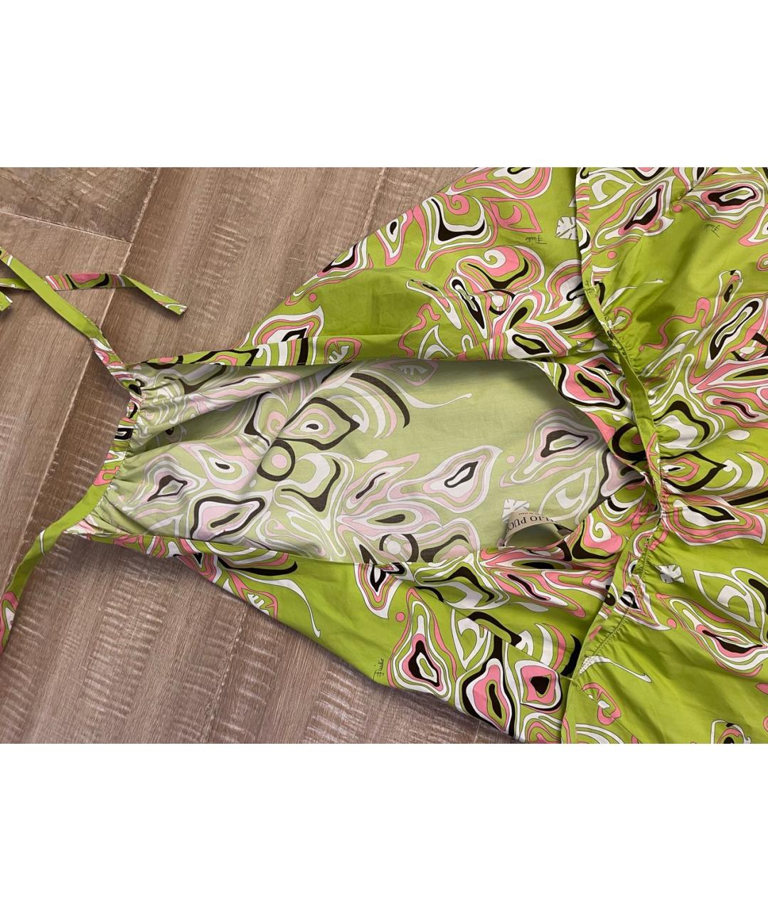 EMILIO PUCCI Мульти хлопковый сарафан, фото 4