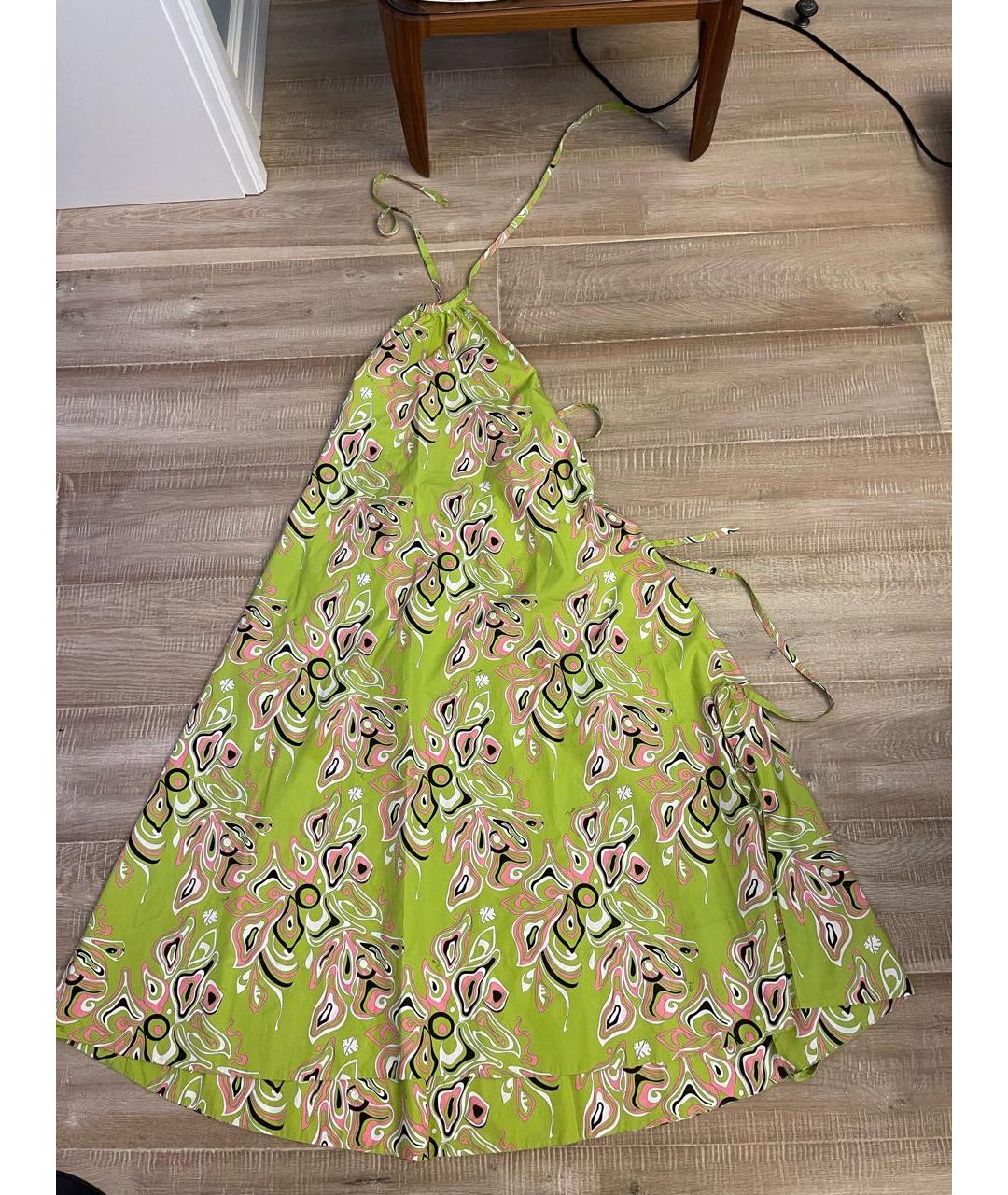EMILIO PUCCI Мульти хлопковый сарафан, фото 6