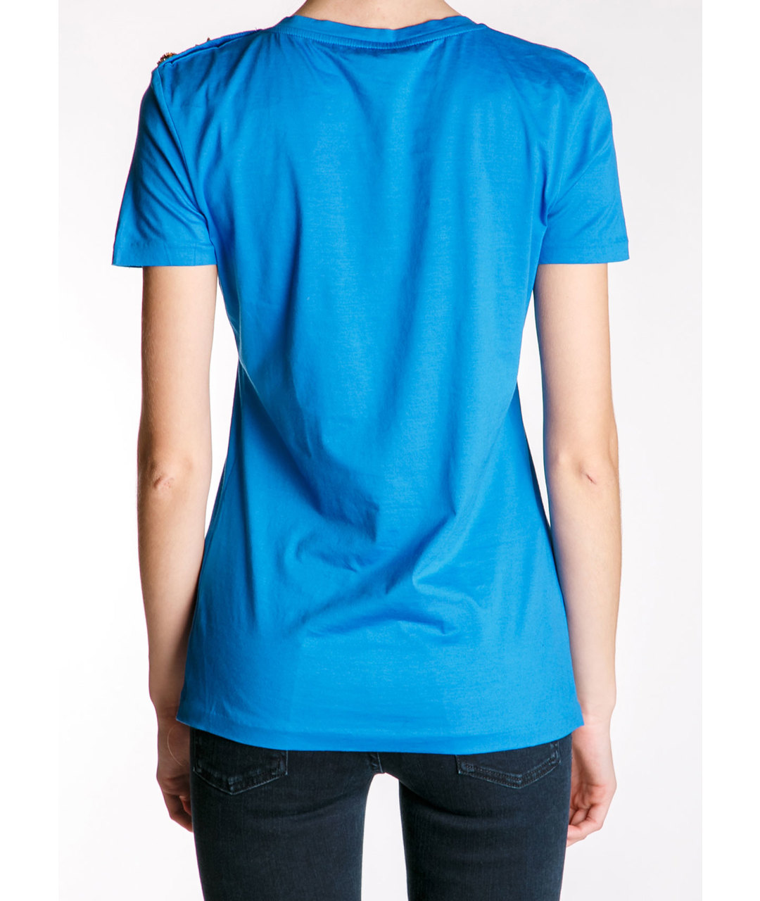 DSQUARED2 Голубая хлопковая футболка, фото 2