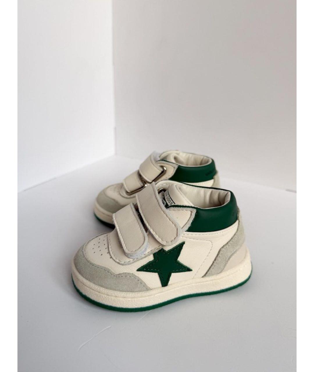 GOLDEN GOOSE DELUXE BRAND Белые кожаные кеды, фото 5
