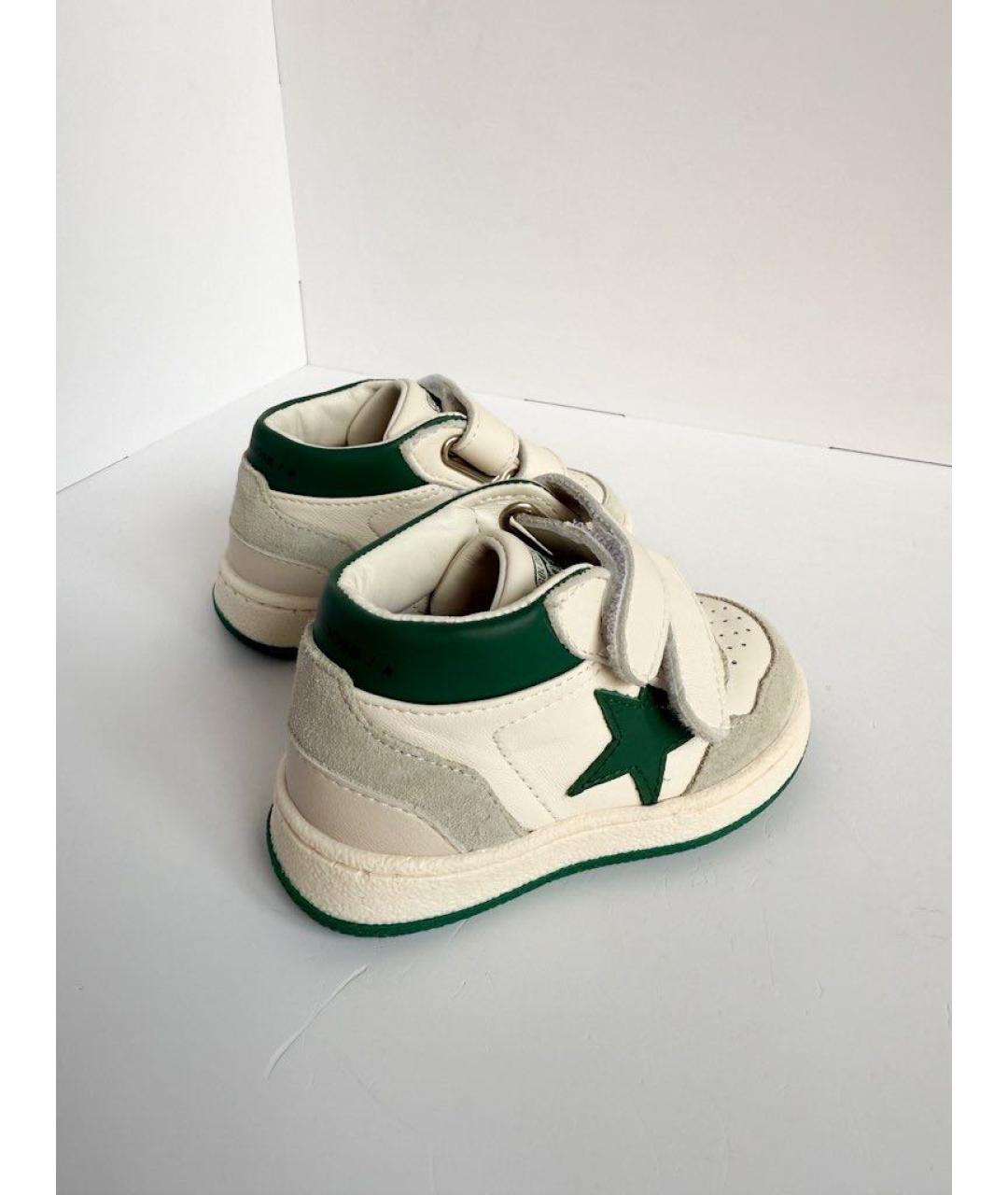 GOLDEN GOOSE DELUXE BRAND Белые кожаные кеды, фото 4