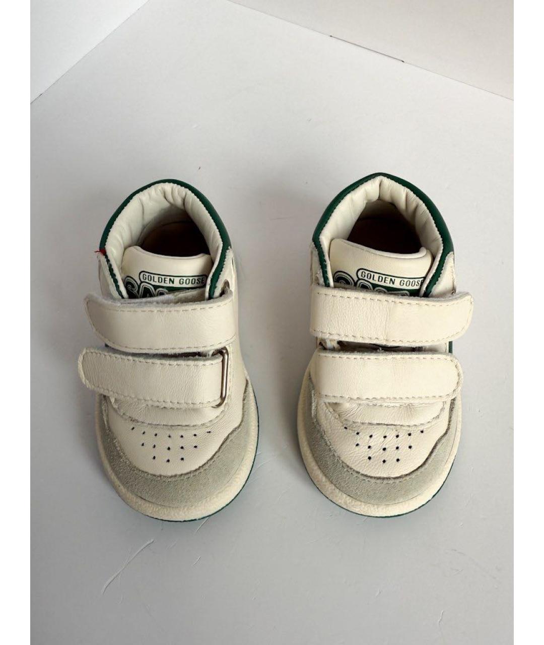 GOLDEN GOOSE DELUXE BRAND Белые кожаные кеды, фото 2