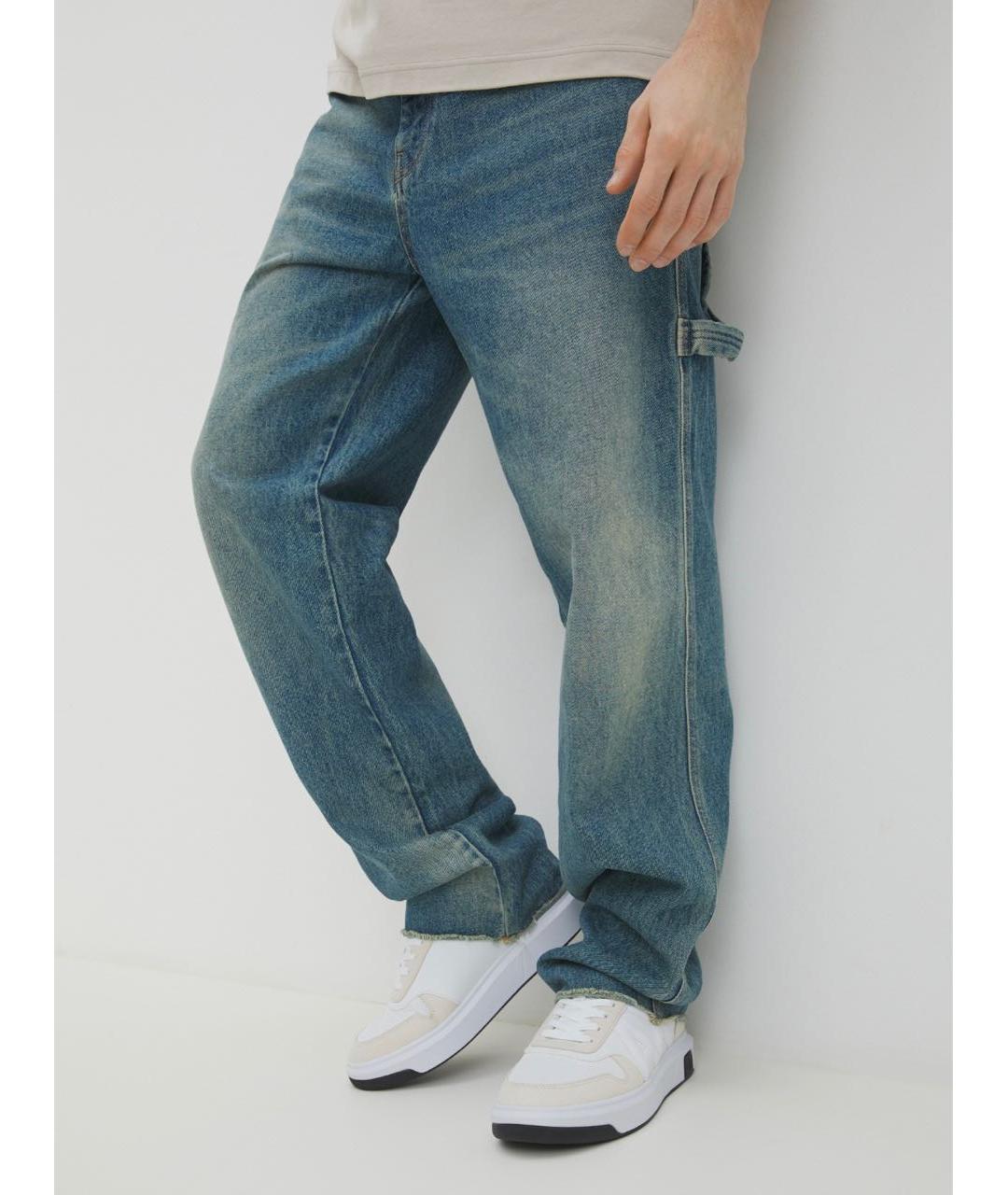 ARMANI EXCHANGE Белые низкие кроссовки / кеды из искусственной кожи, фото 6