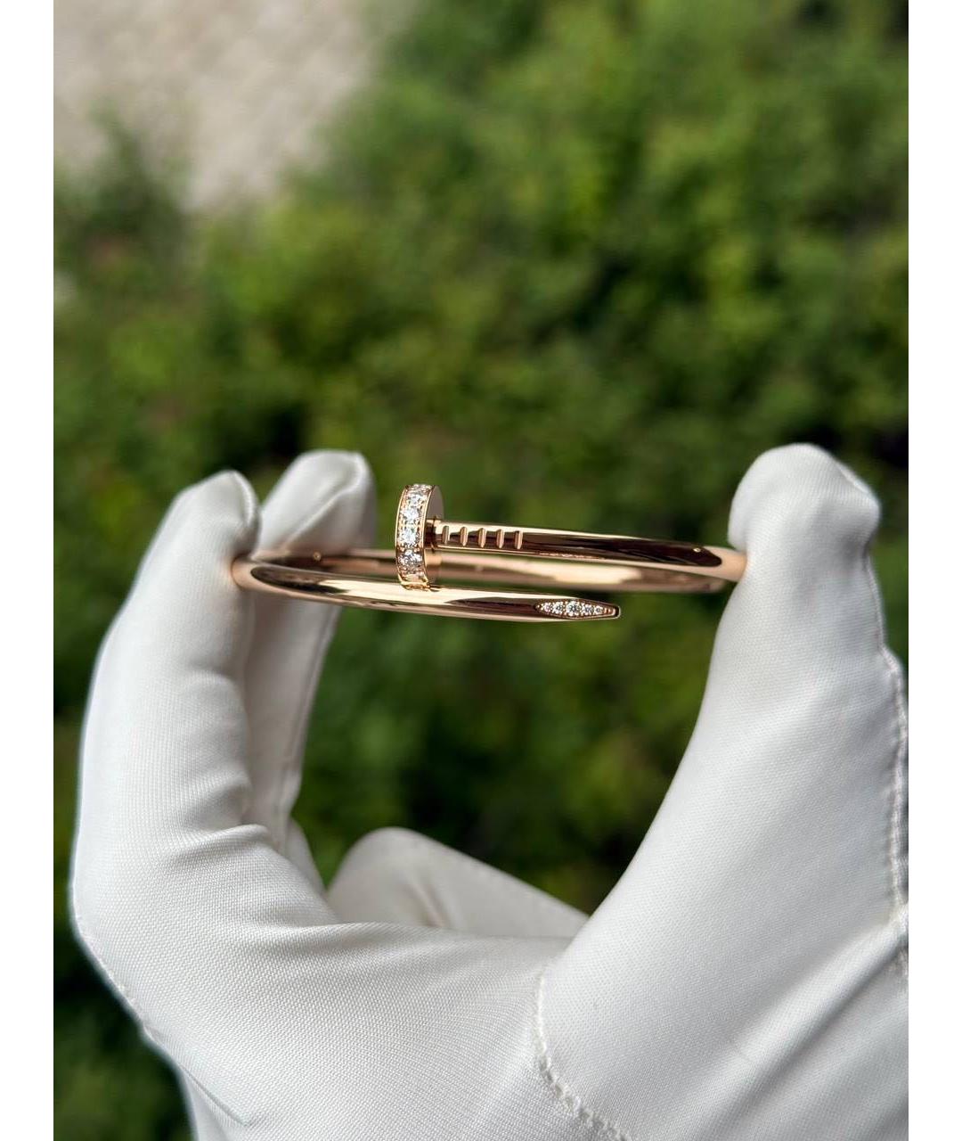 CARTIER Розовый браслет из розового золота, фото 2