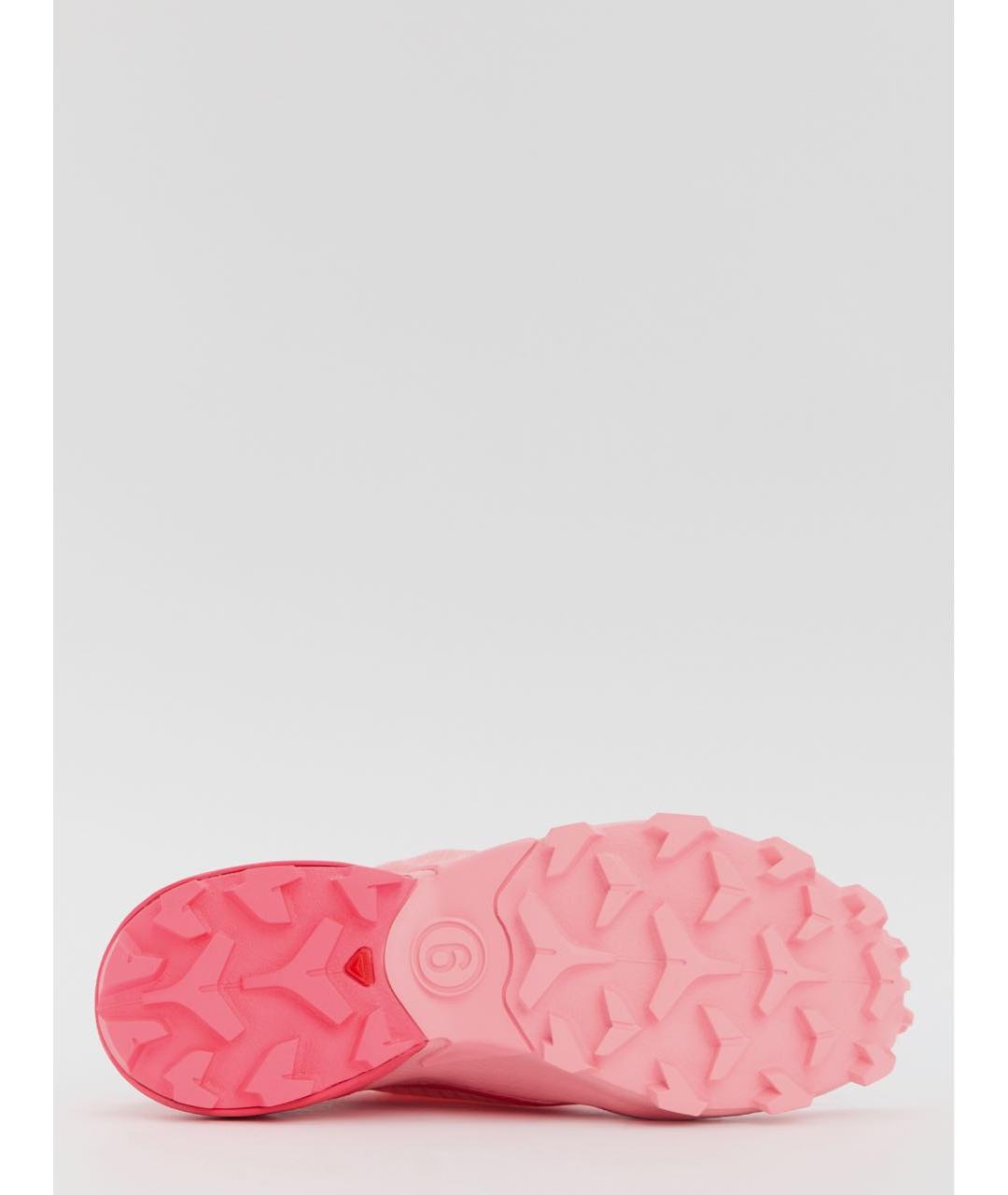 MM6 MAISON MARGIELA Розовые текстильные кроссовки, фото 3