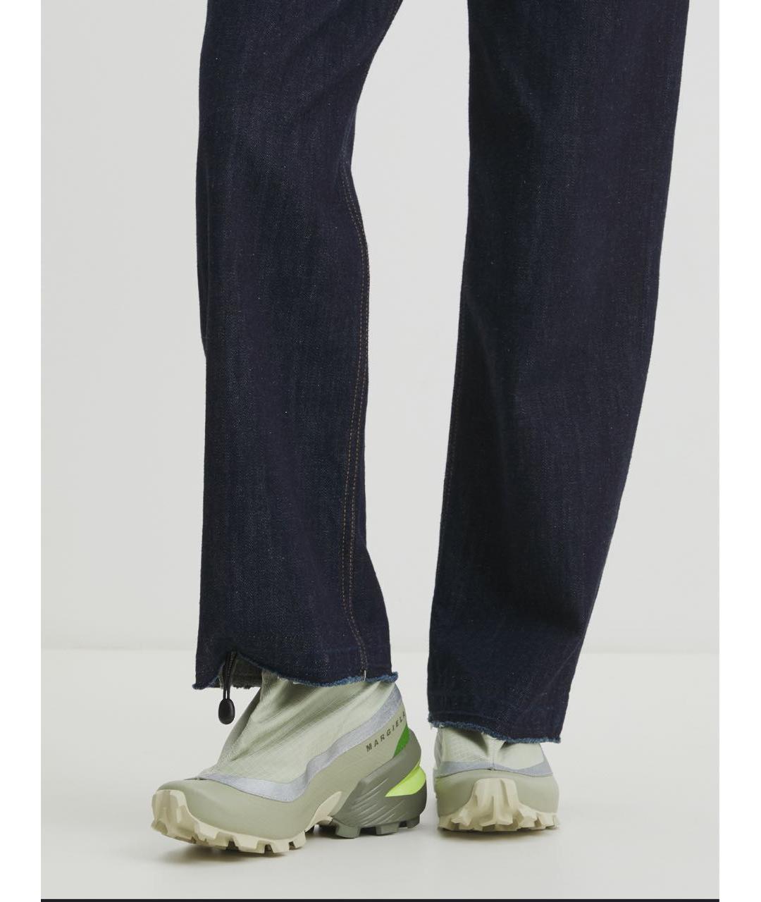 MM6 MAISON MARGIELA Хаки текстильные кроссовки, фото 6