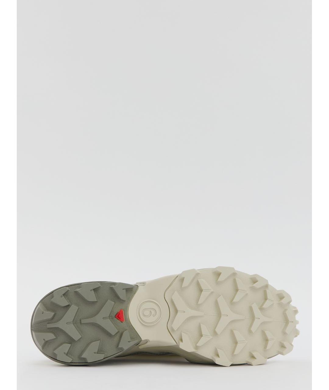 MM6 MAISON MARGIELA Хаки текстильные кроссовки, фото 3
