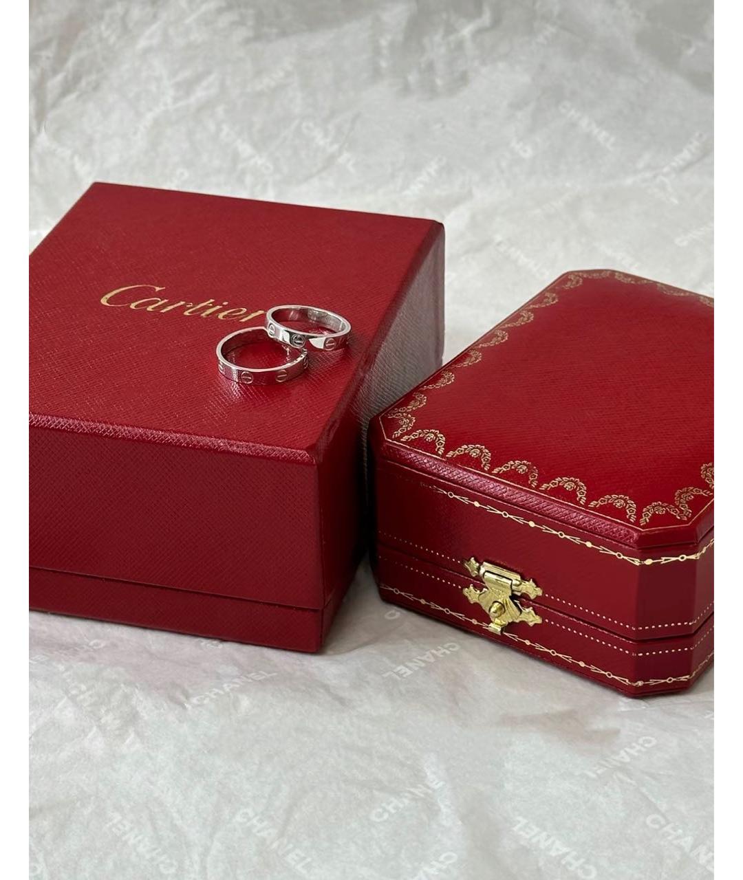 CARTIER Серебряное кольцо из белого золота, фото 7
