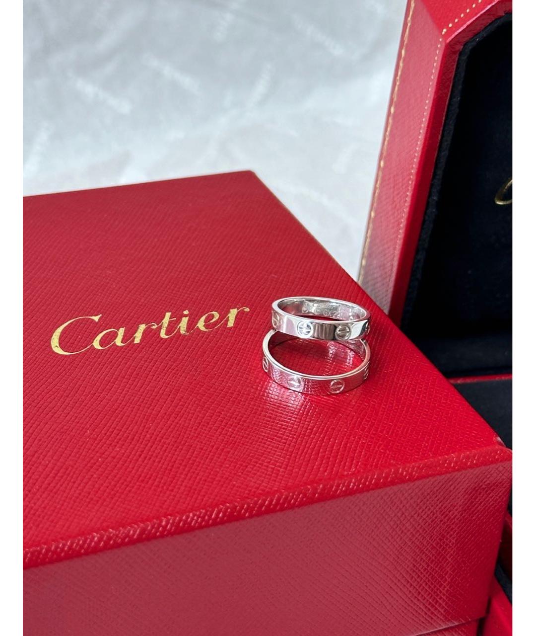 CARTIER Серебряное кольцо из белого золота, фото 6