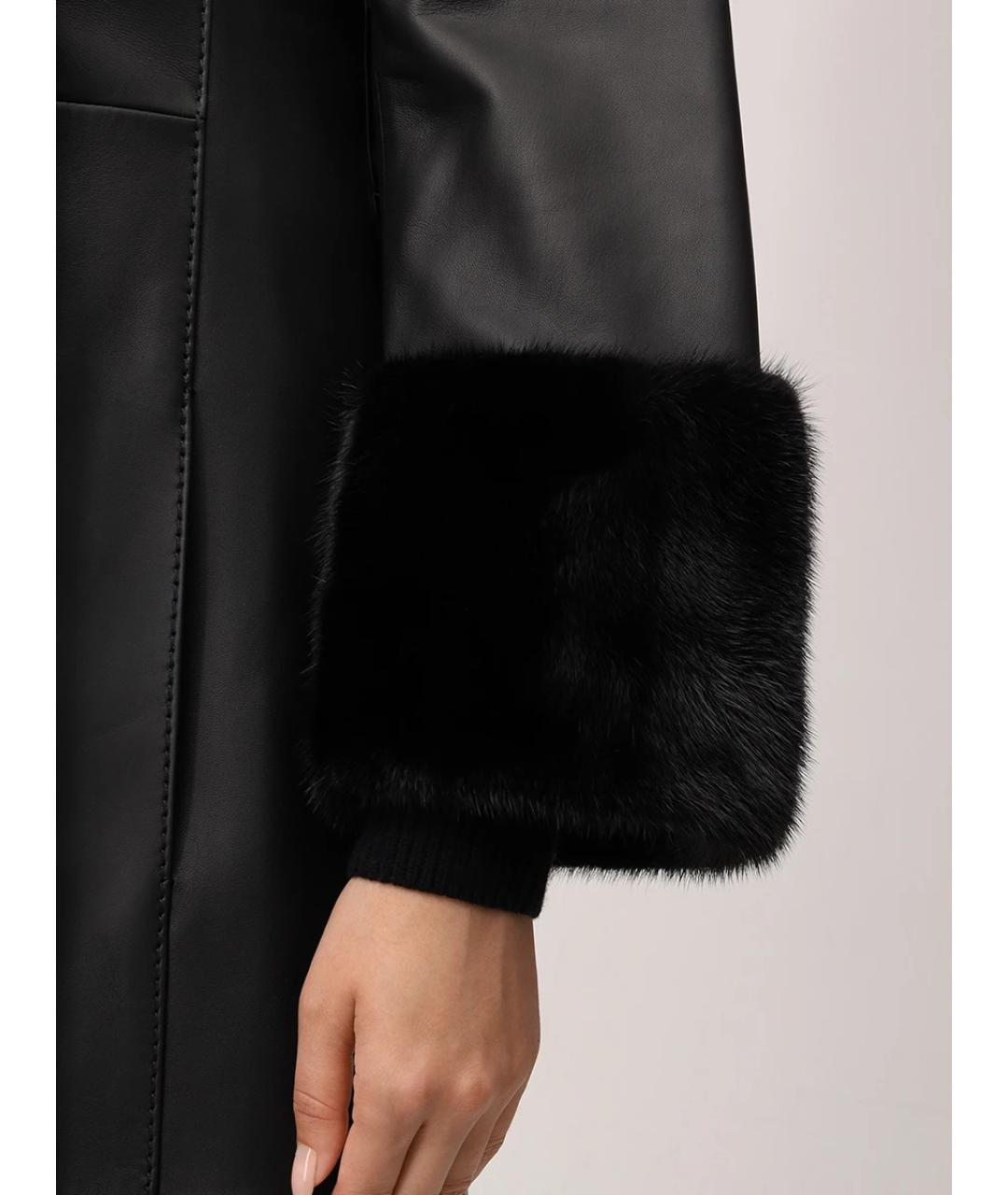 FENDI Черное пальто, фото 5