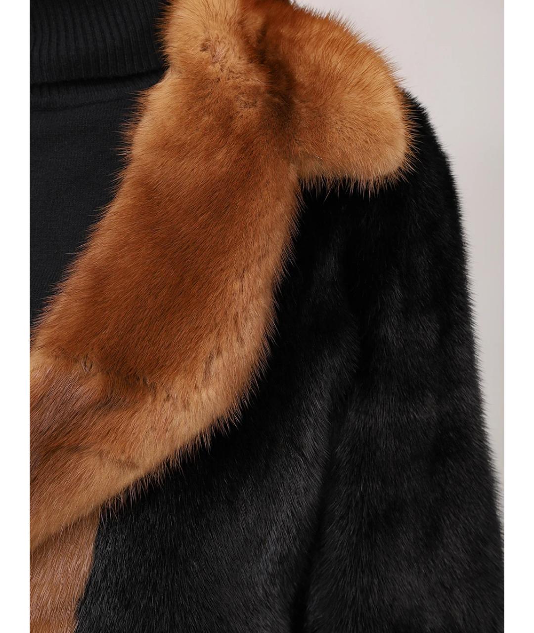 FENDI Черная шуба, фото 5