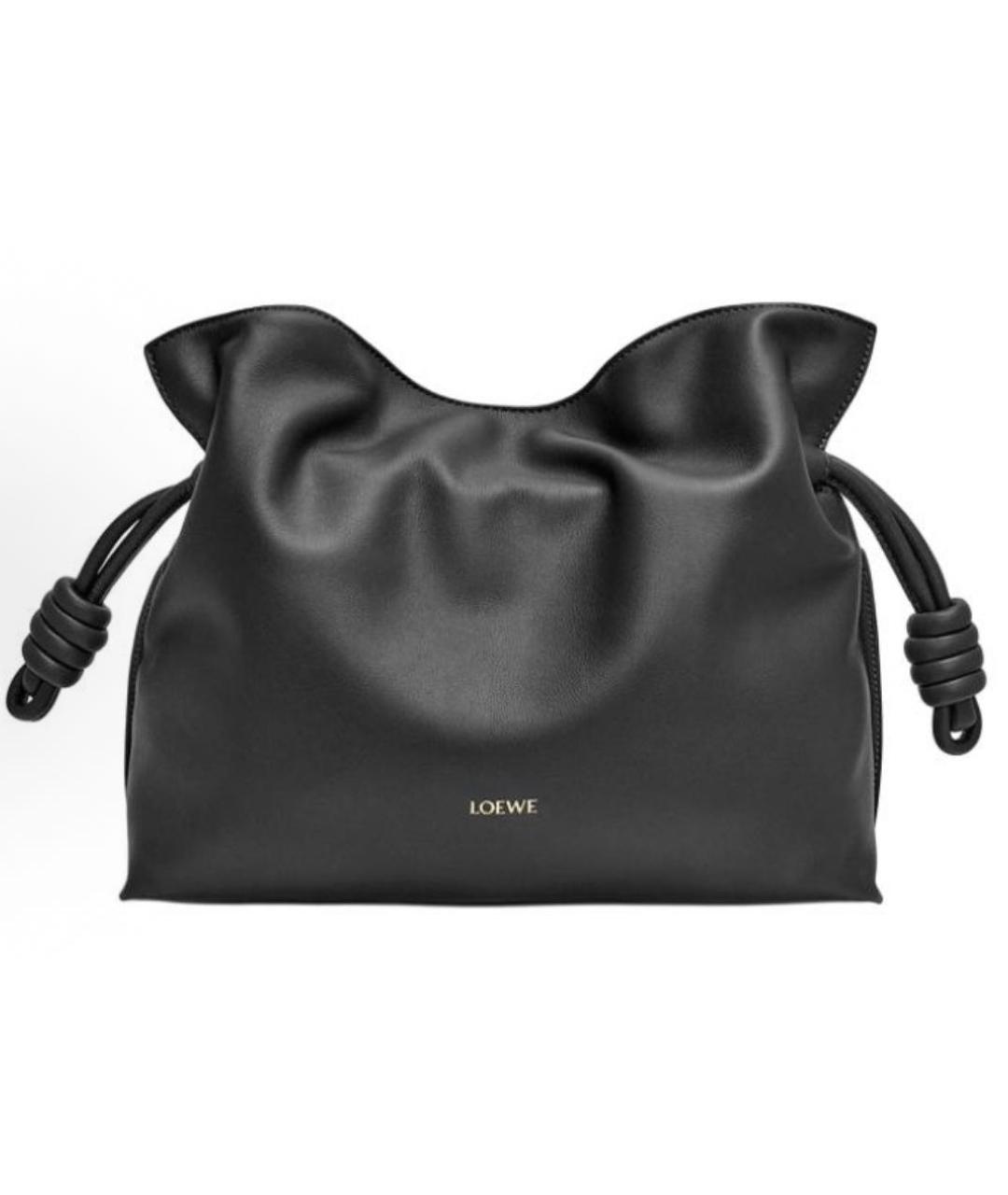 LOEWE Черная кожаная сумка через плечо, фото 6