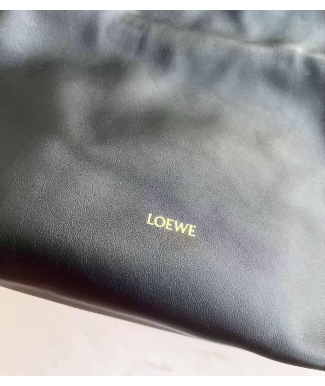 LOEWE Черная кожаная сумка через плечо, фото 5