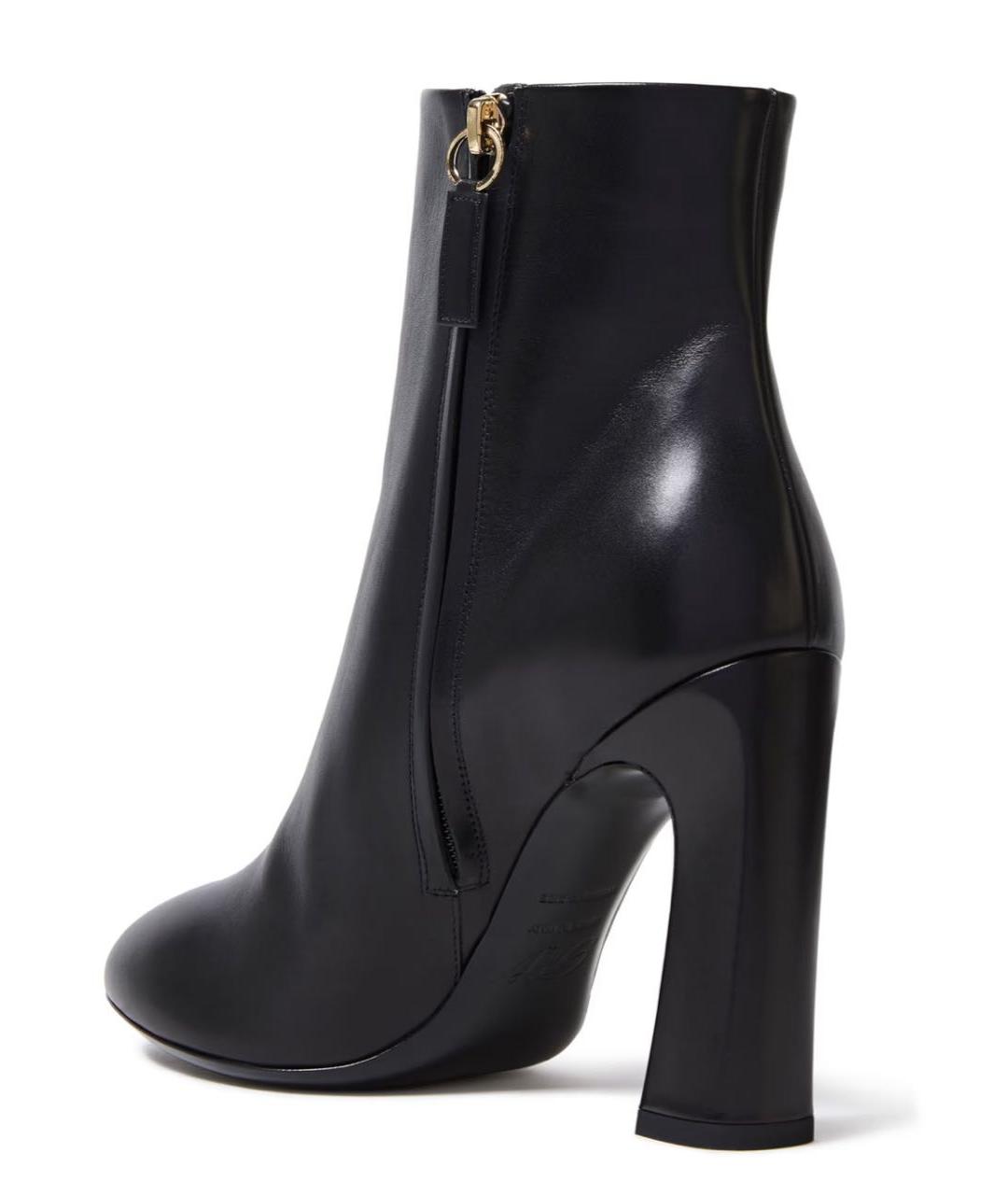 ROGER VIVIER Черные кожаные ботильоны, фото 4
