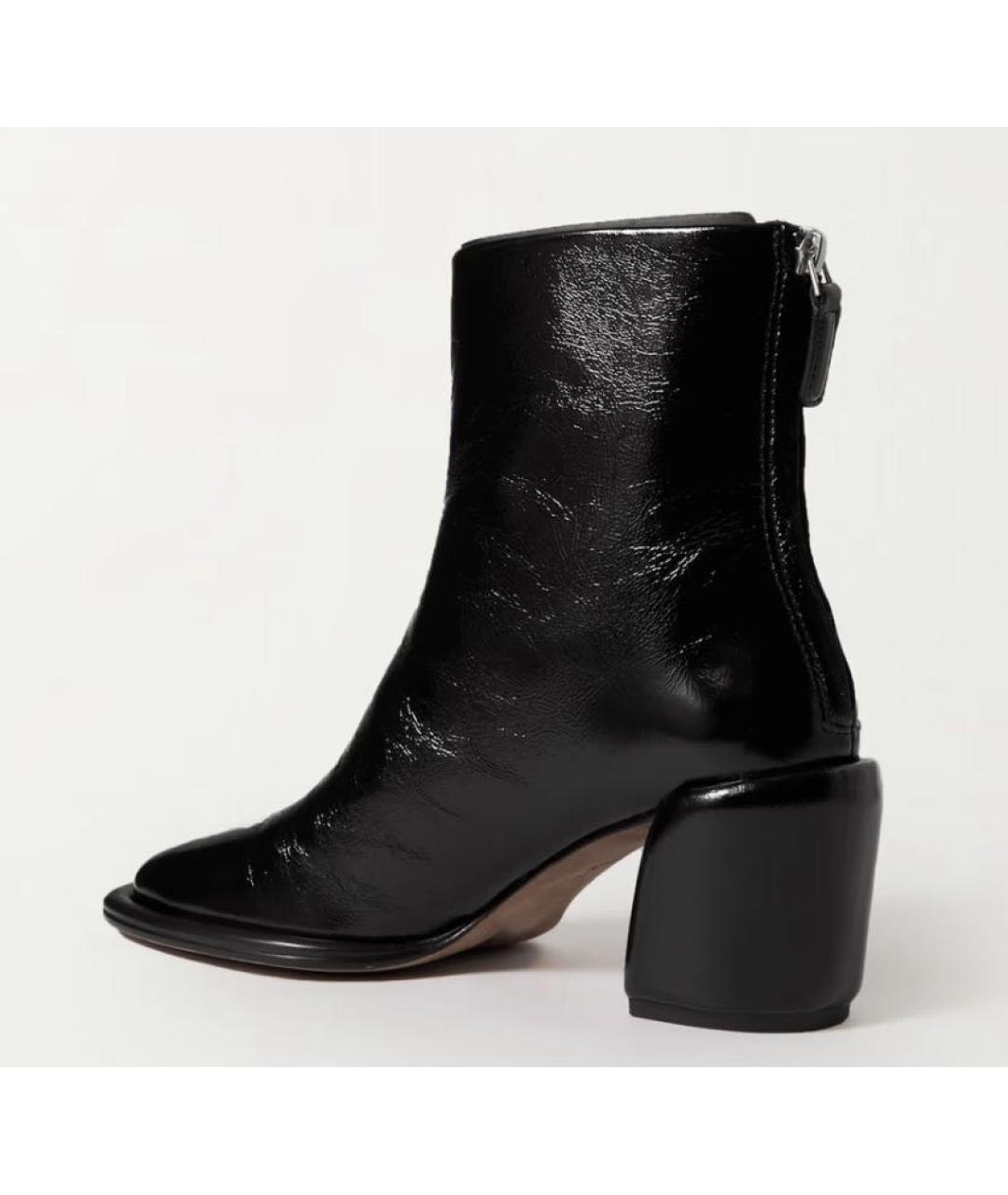 3.1 PHILLIP LIM Черные кожаные ботильоны, фото 4