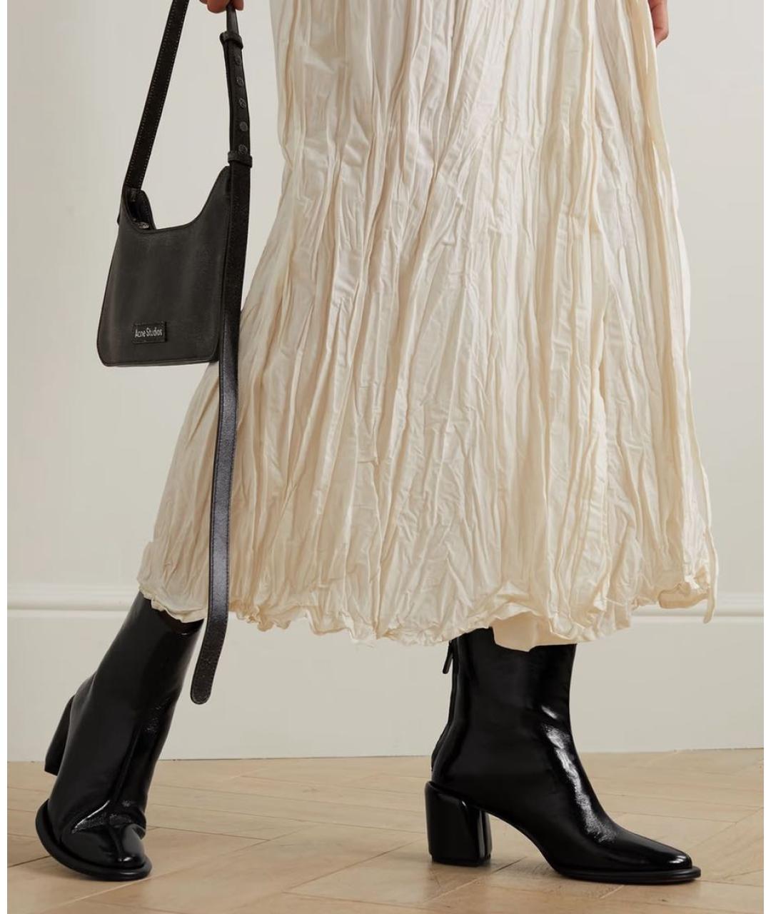 3.1 PHILLIP LIM Черные кожаные ботильоны, фото 2