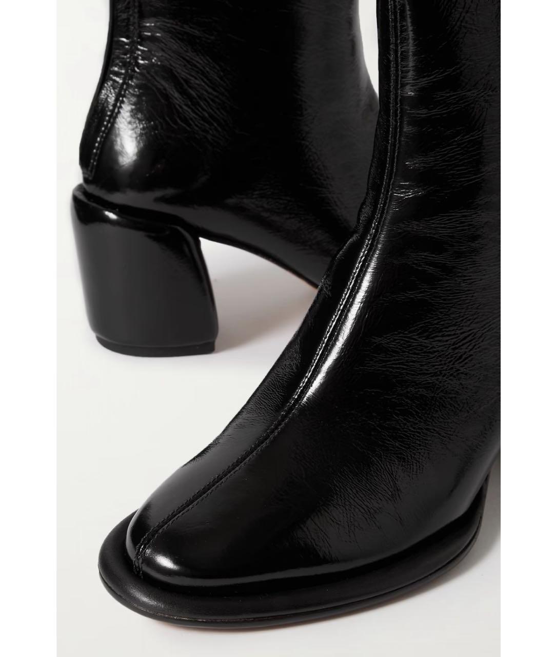 3.1 PHILLIP LIM Черные кожаные ботильоны, фото 3