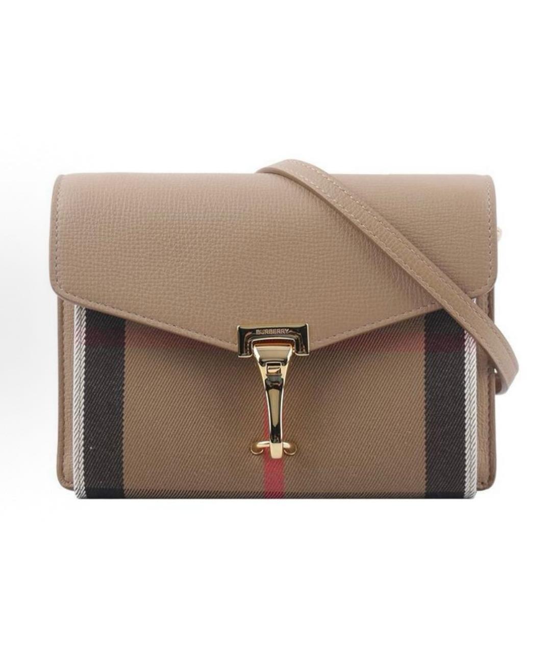 BURBERRY Бежевая сумка через плечо, фото 6
