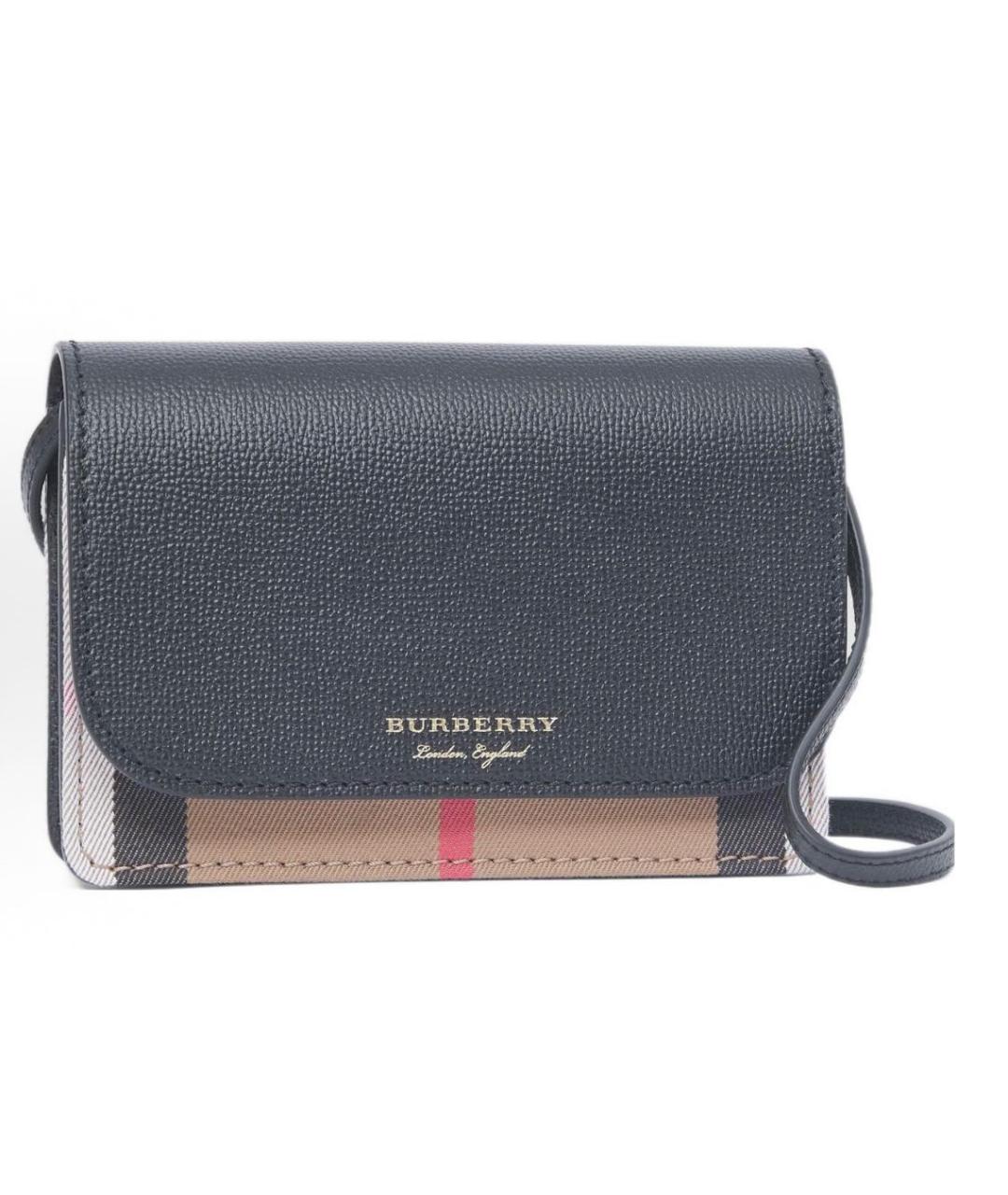 BURBERRY Антрацитовая сумка через плечо, фото 2