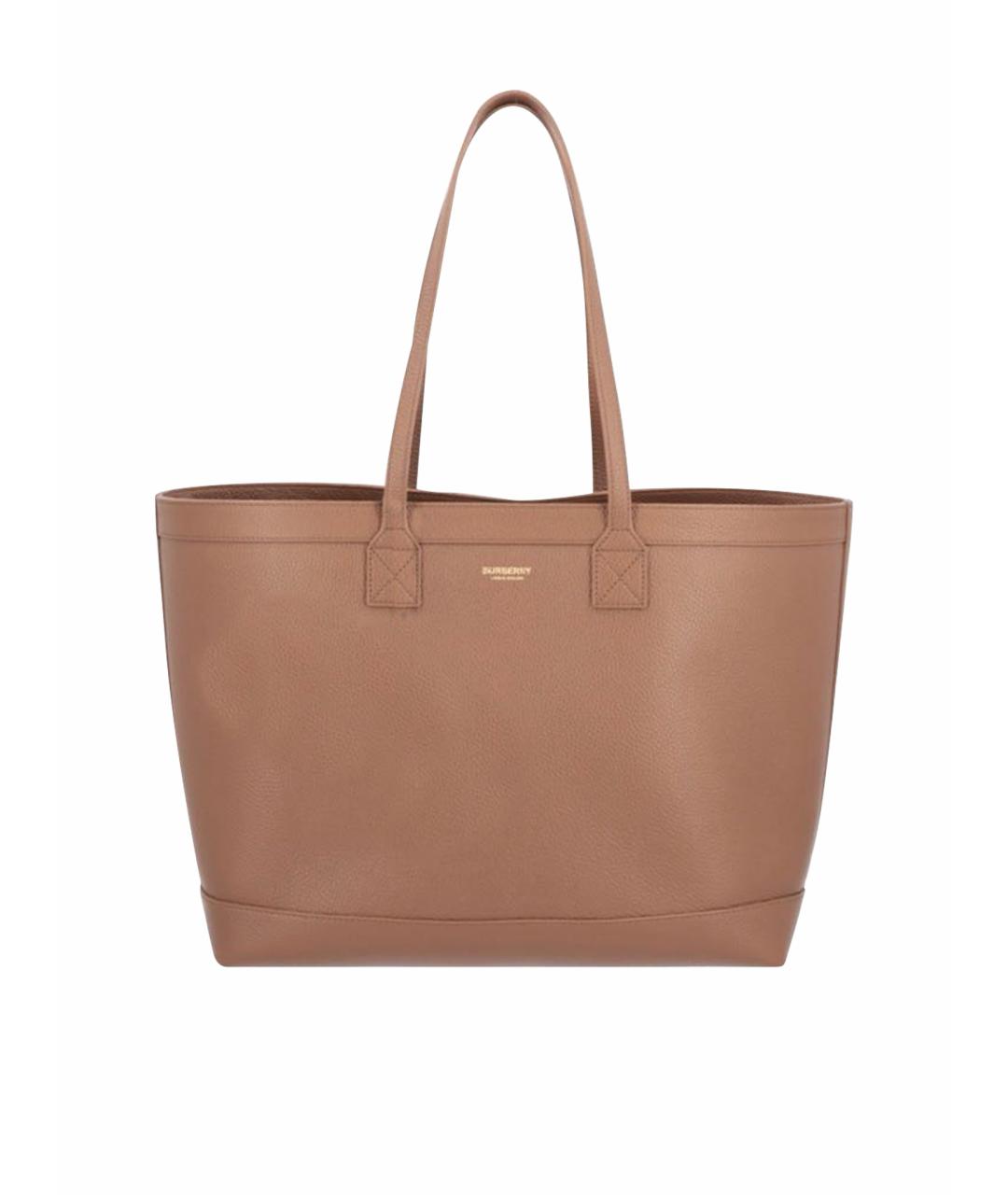 BURBERRY Бежевая сумка тоут, фото 1