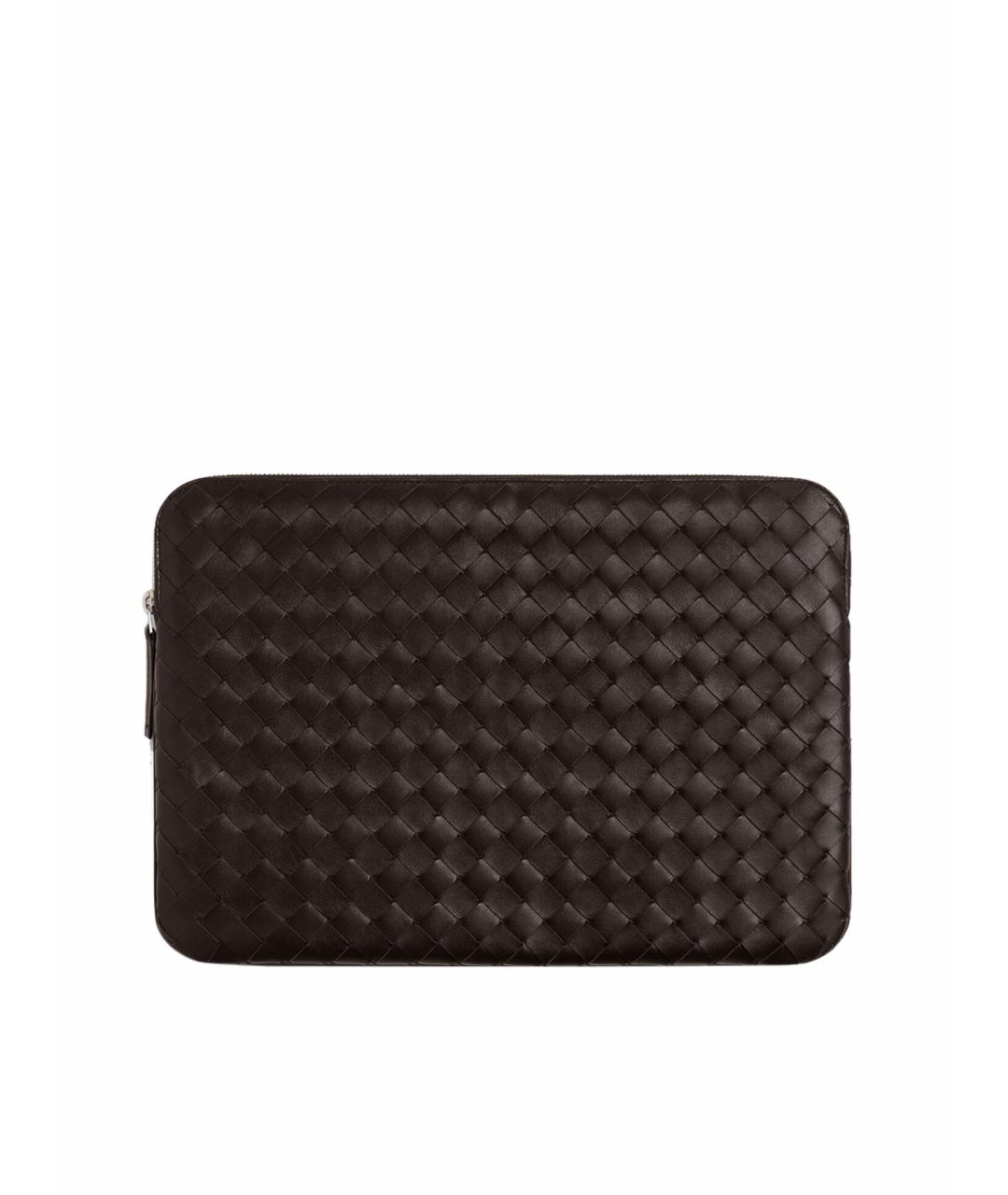 BOTTEGA VENETA Коричневая кожаная папка для документов, фото 1