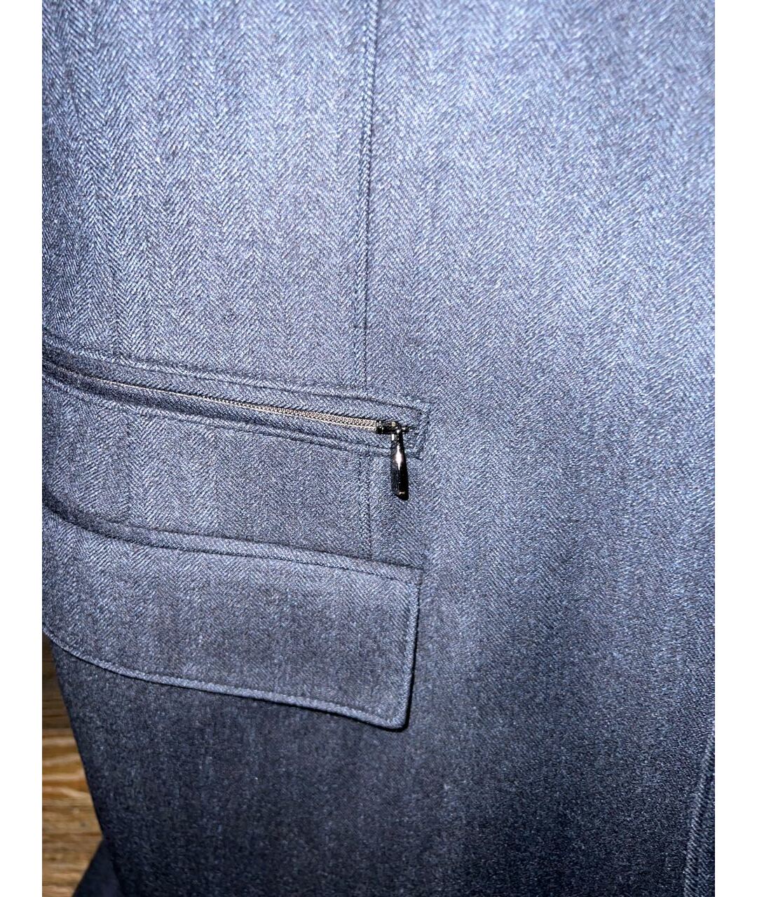 CORNELIANI Синее шерстяное пальто, фото 6