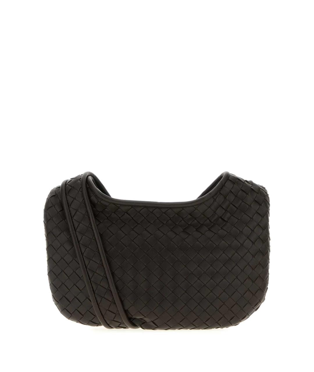 BOTTEGA VENETA Коричневая кожаная сумка на плечо, фото 3