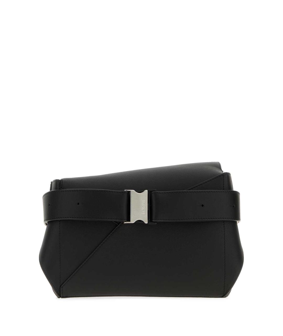 LOEWE Черная кожаная сумка на плечо, фото 3