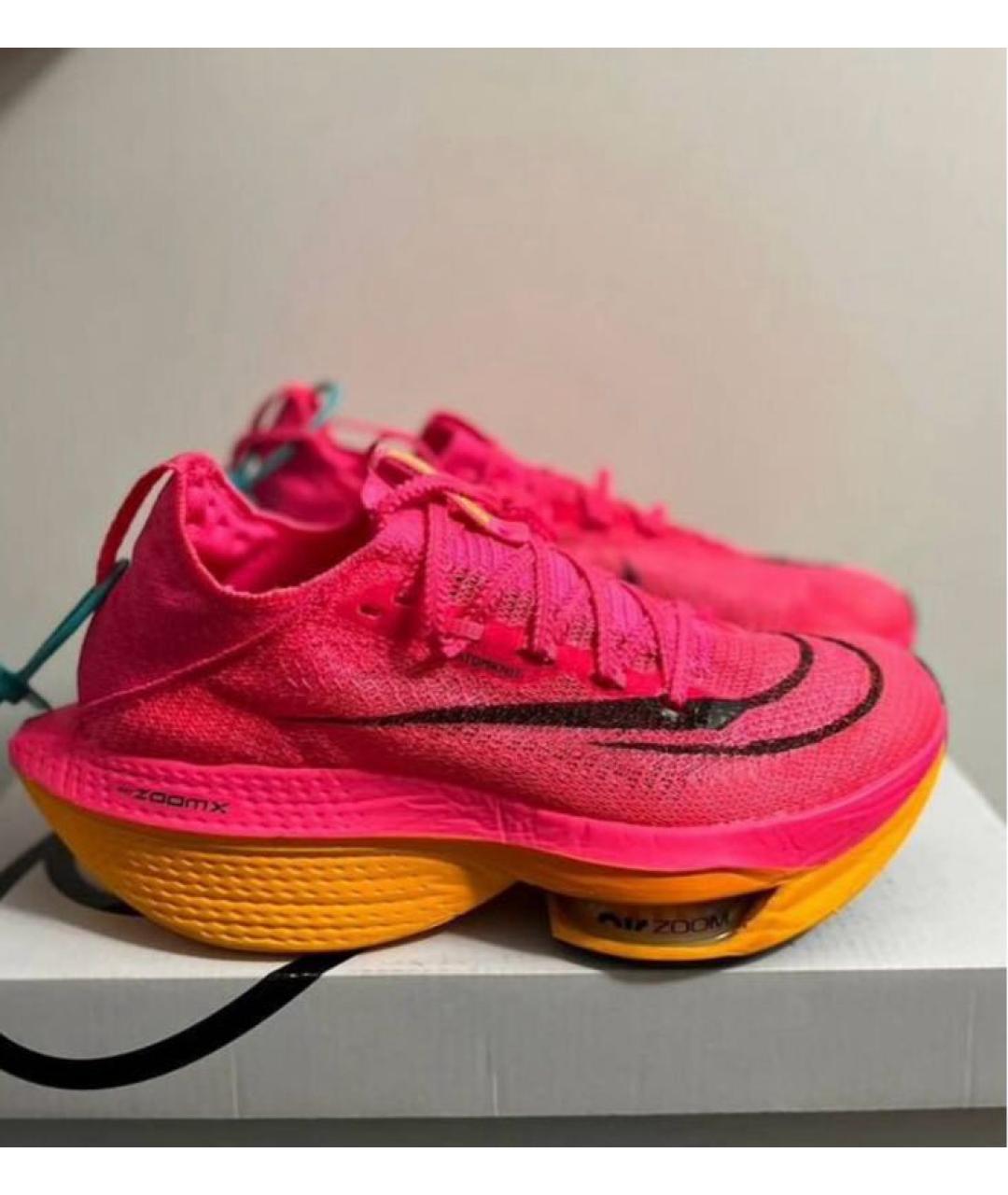 NIKE Фуксия текстильные кроссовки, фото 5