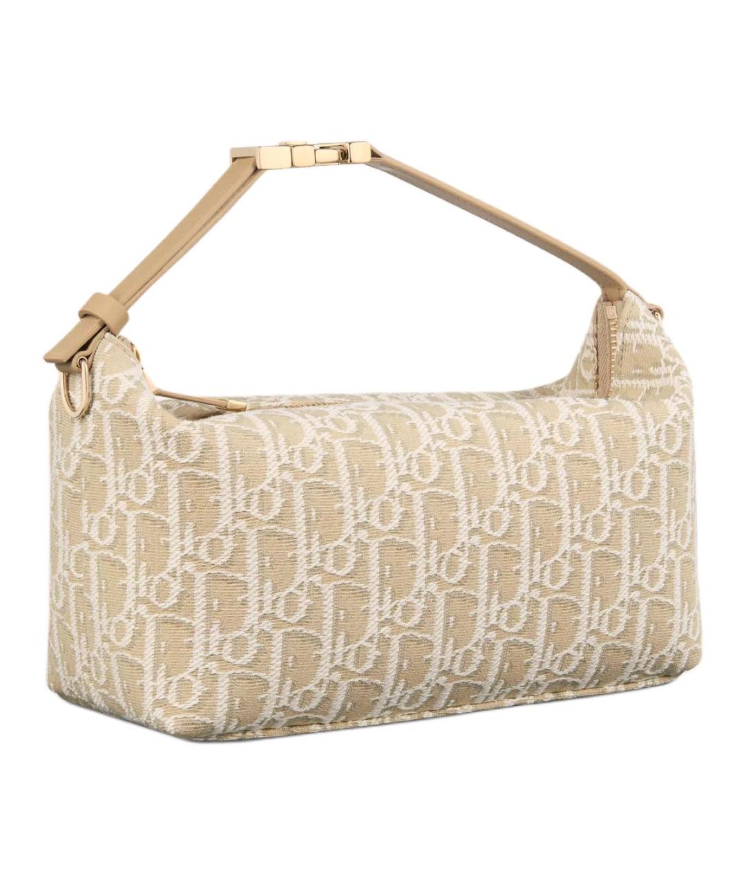 CHRISTIAN DIOR Бежевая сумка с короткими ручками, фото 2