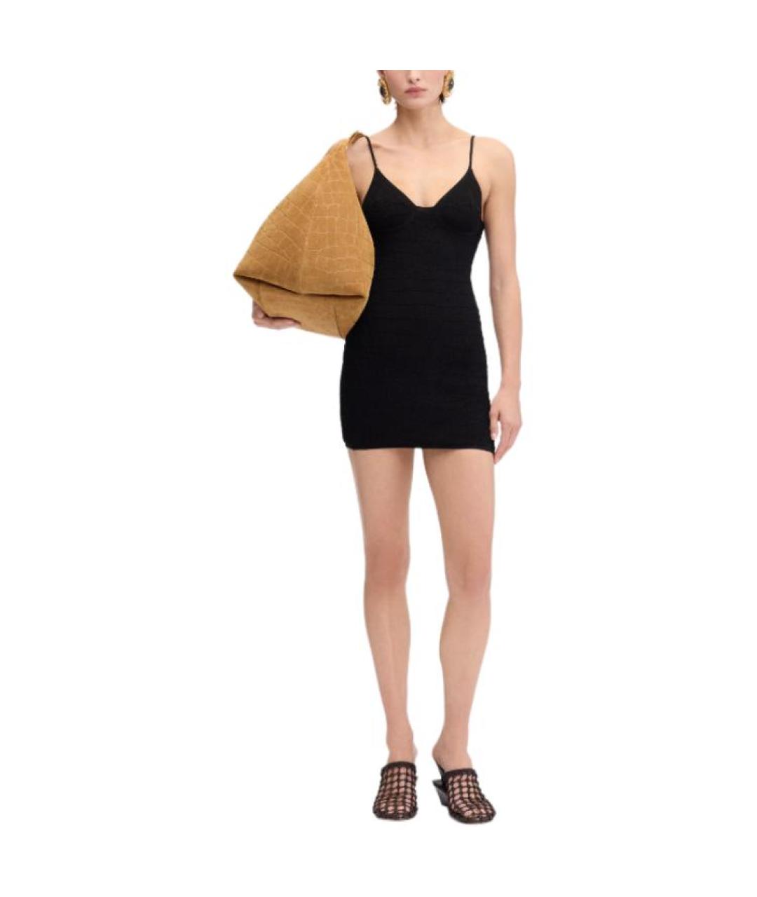 JACQUEMUS Черное вечернее платье, фото 3