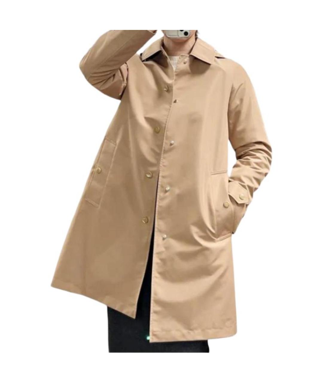 BURBERRY Бежевое пальто, фото 2