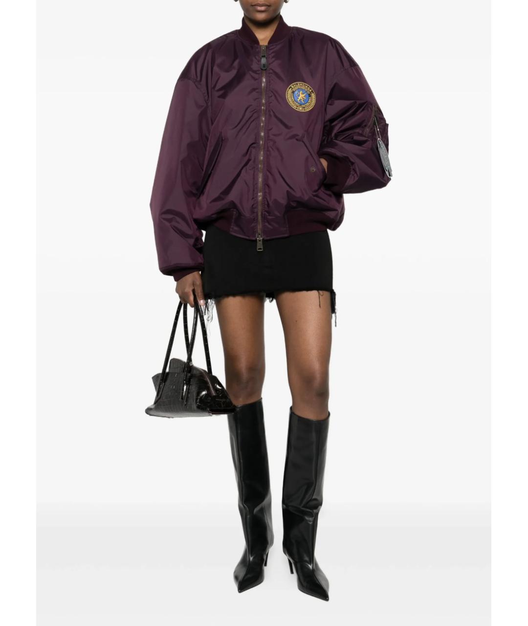 BALENCIAGA Бордовая куртка, фото 2