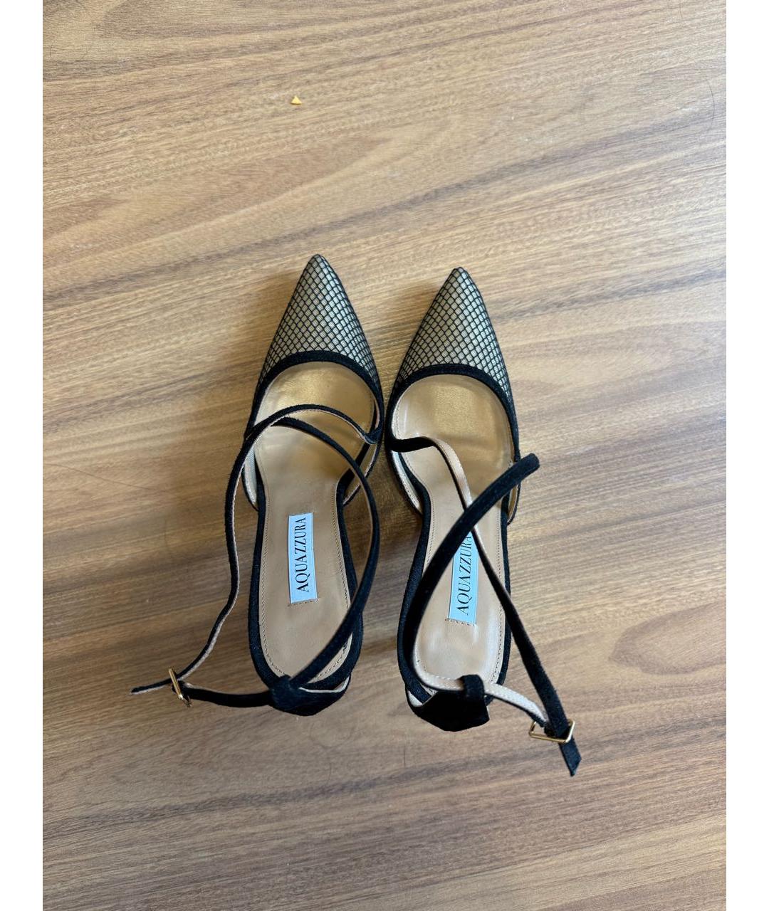 AQUAZZURA Черные туфли, фото 4