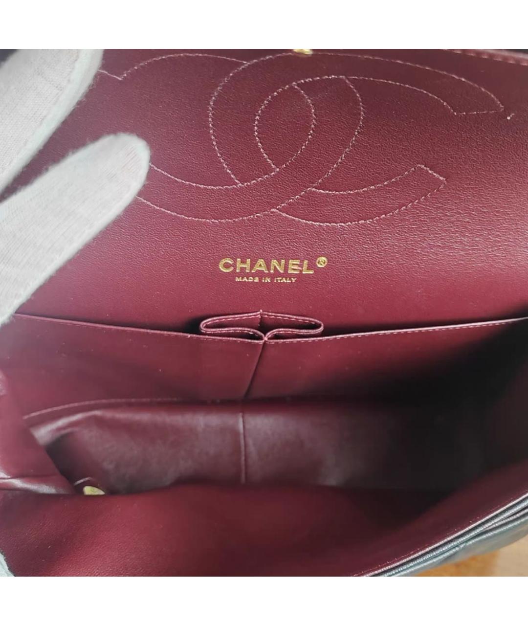 CHANEL Черная кожаная сумка через плечо, фото 6