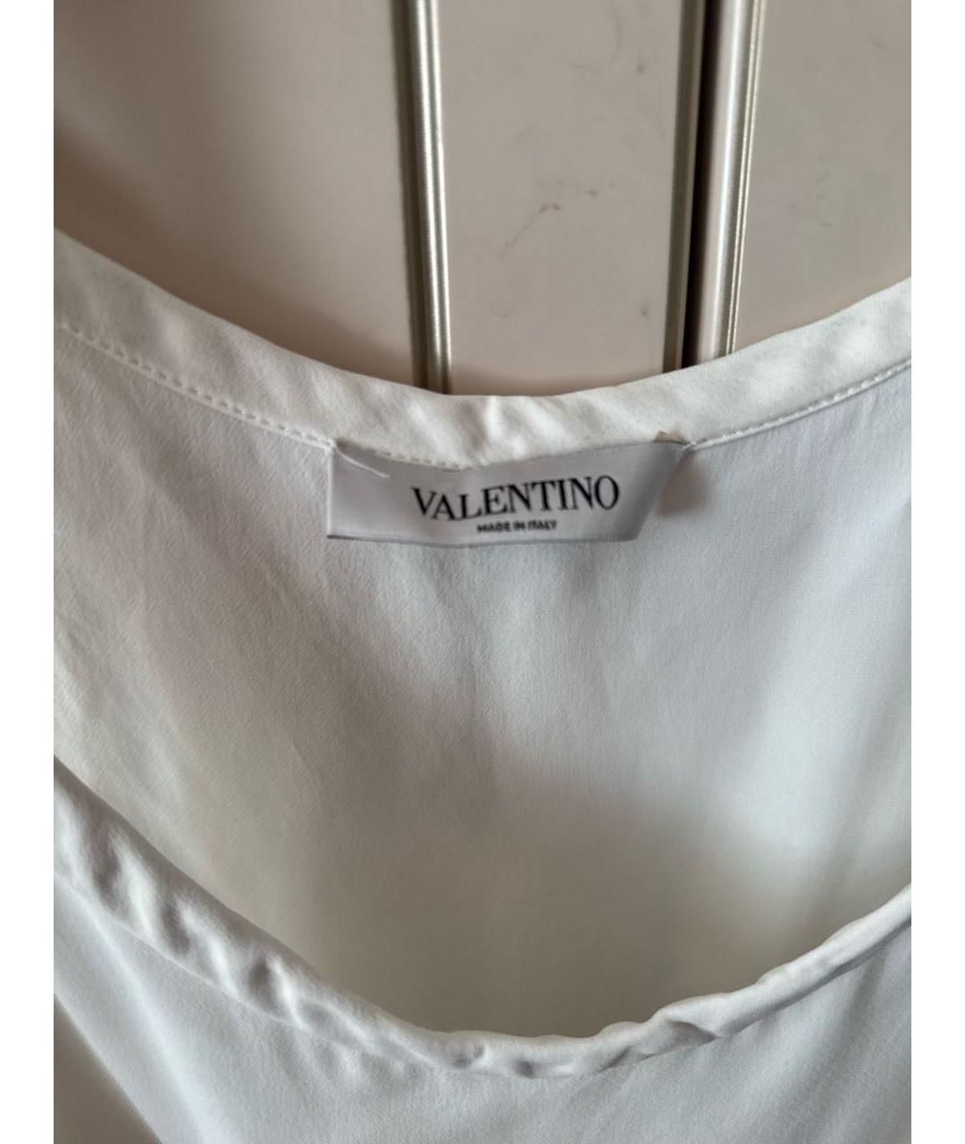VALENTINO Белая вискозная майка, фото 3