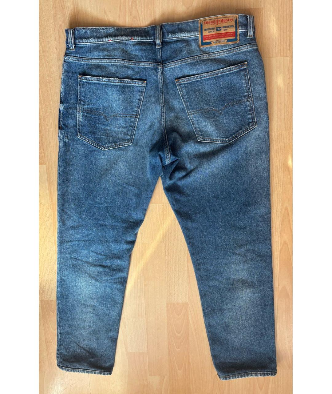 DIESEL Синие хлопковые джинсы скинни, фото 8