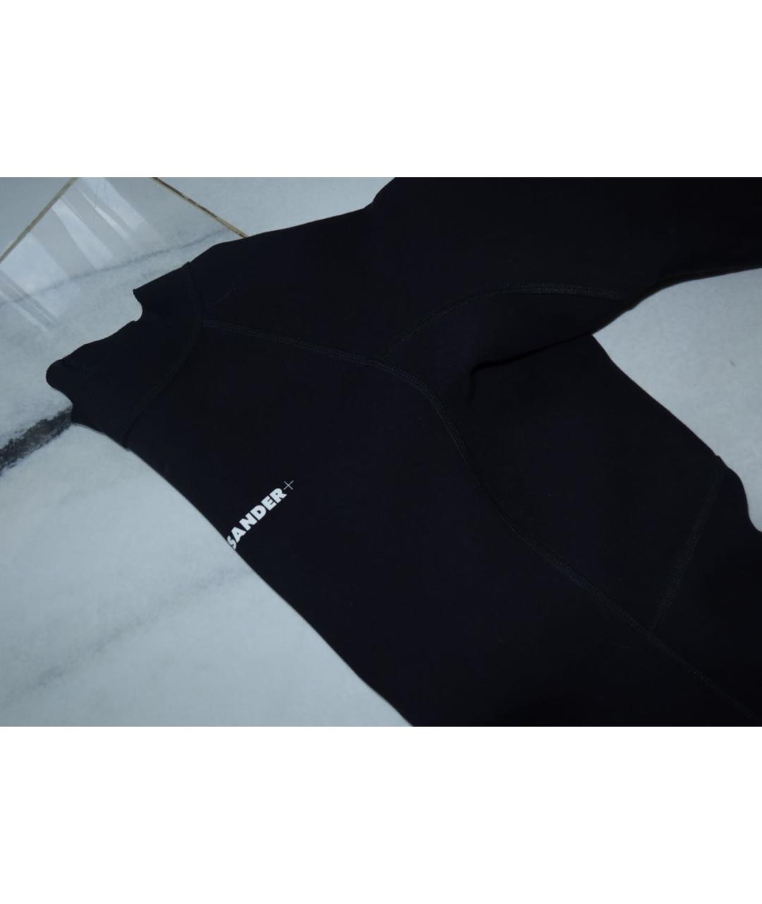 JIL SANDER Черная полиамидовая водолазка, фото 4