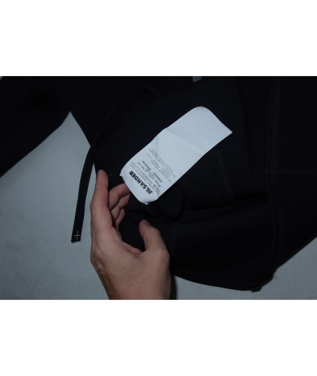 JIL SANDER Черная полиамидовая водолазка, фото 6