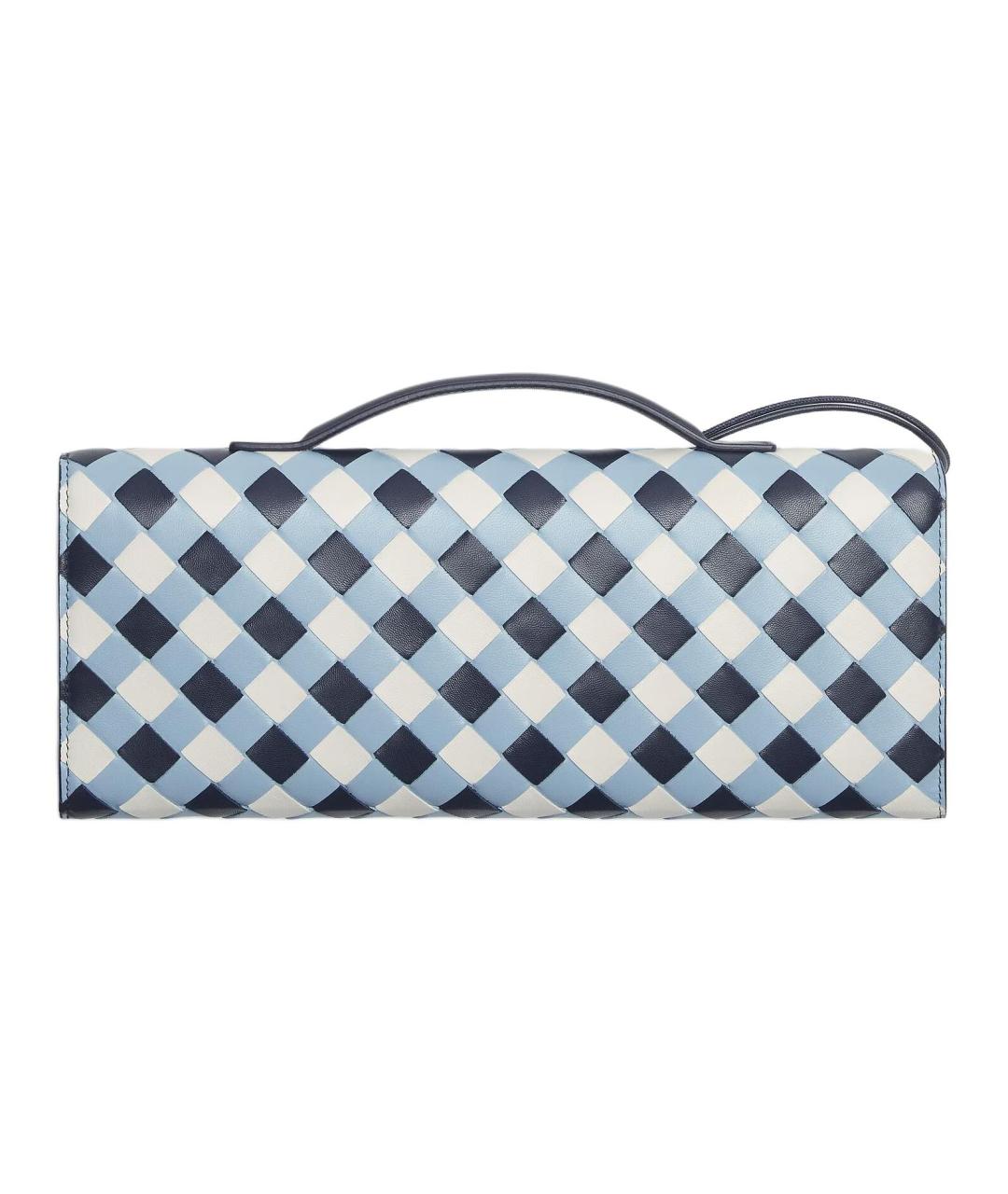 BOTTEGA VENETA Синяя сумка с короткими ручками, фото 2