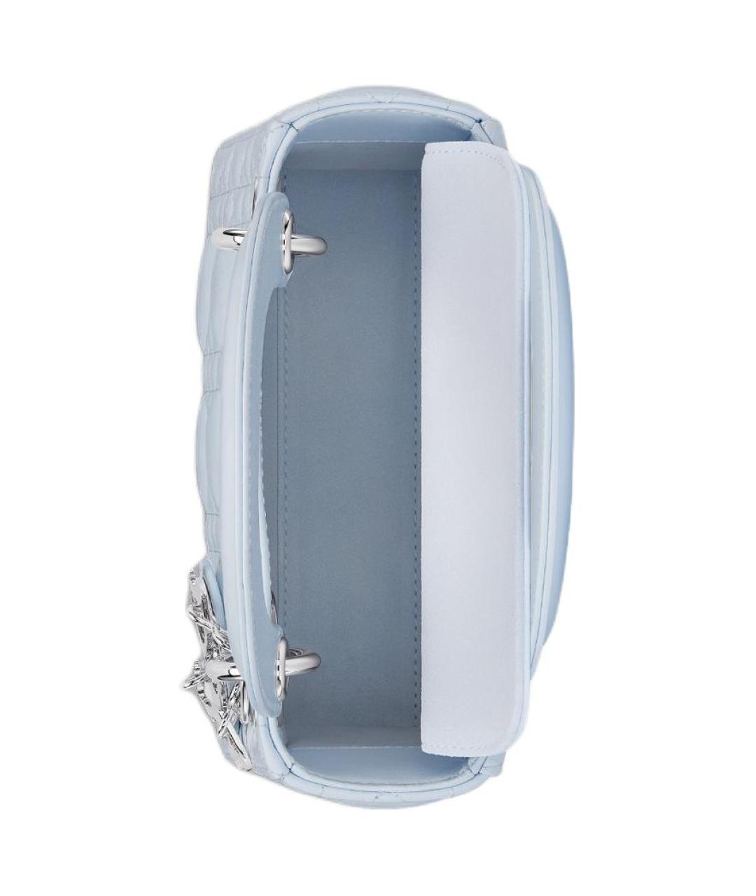 CHRISTIAN DIOR Голубая сумка через плечо, фото 5