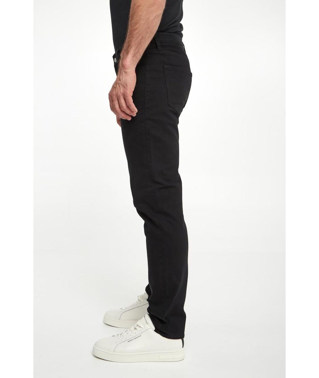 ARMANI EXCHANGE Черные хлопко-эластановые джинсы скинни, фото 6
