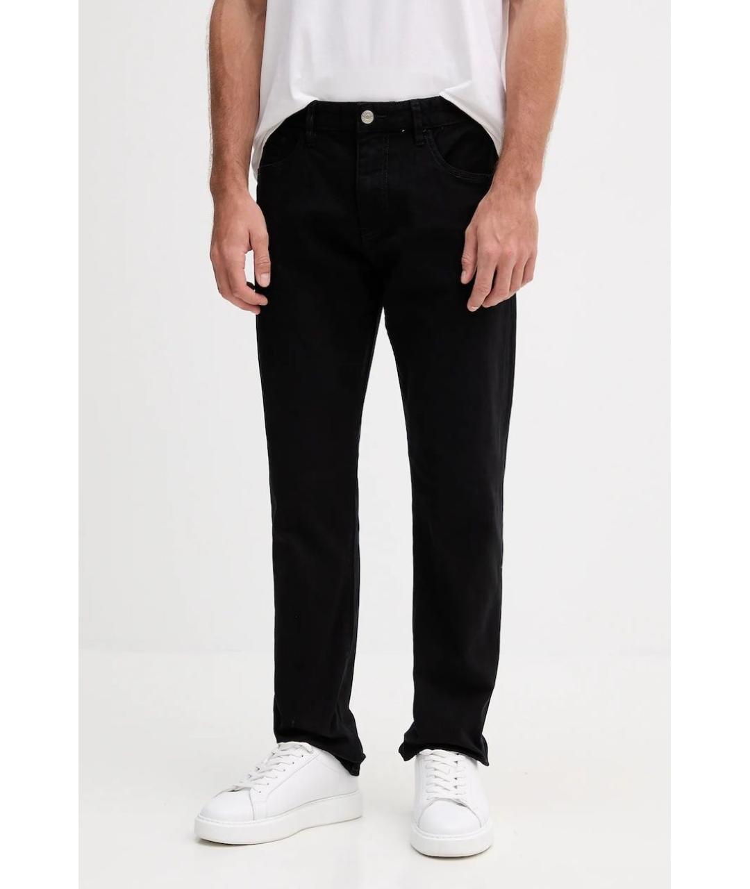 ARMANI EXCHANGE Черные хлопко-эластановые джинсы скинни, фото 8