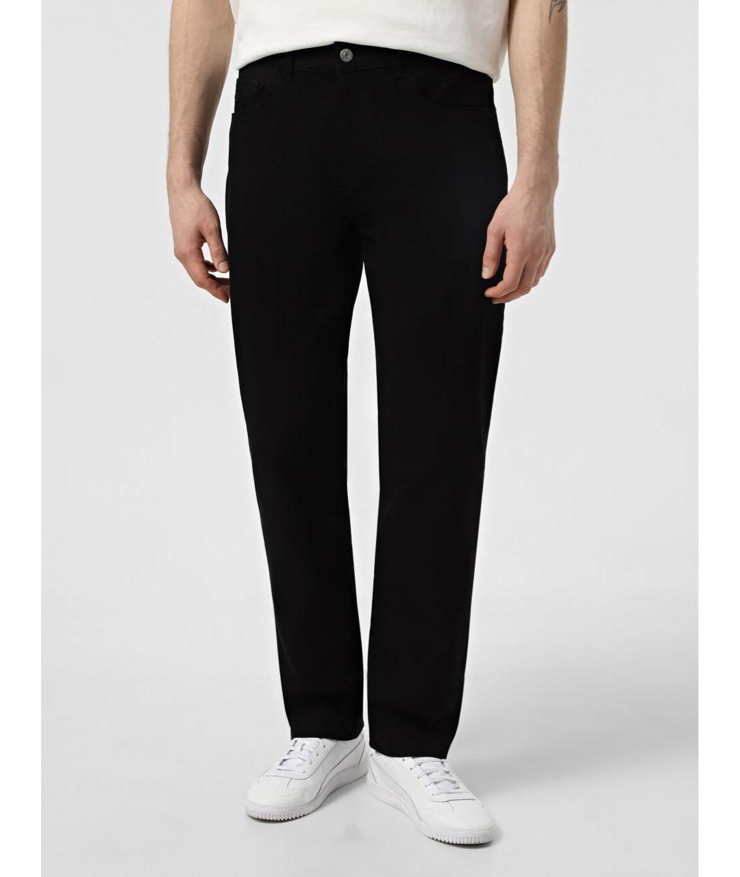 ARMANI EXCHANGE Черные хлопко-эластановые джинсы скинни, фото 7