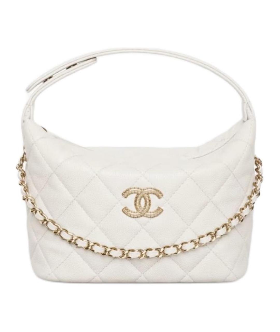 CHANEL Белая сумка через плечо, фото 1