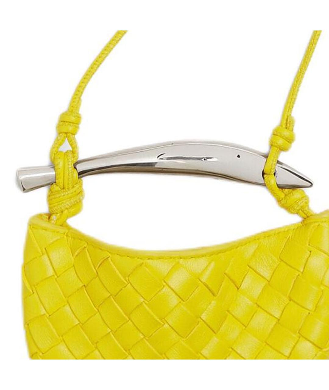 BOTTEGA VENETA Желтая сумка через плечо, фото 2