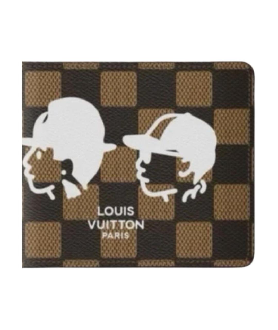 LOUIS VUITTON Коричневый кошелек, фото 2