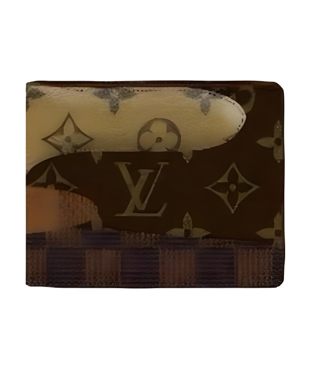 LOUIS VUITTON Коричневый кошелек, фото 1