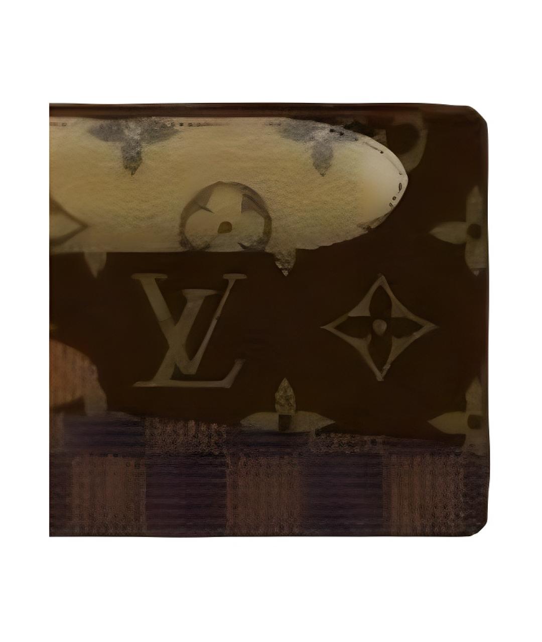 LOUIS VUITTON Коричневый кошелек, фото 2
